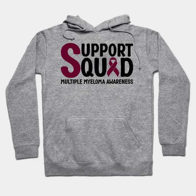 Support Squad Multiple Myeloma Awareness Hoodie by Geek-Down-Apparel